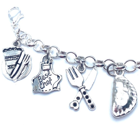 Chef Charm Bracelet Cook Culinary Arts Theme - Picture 7 of 10